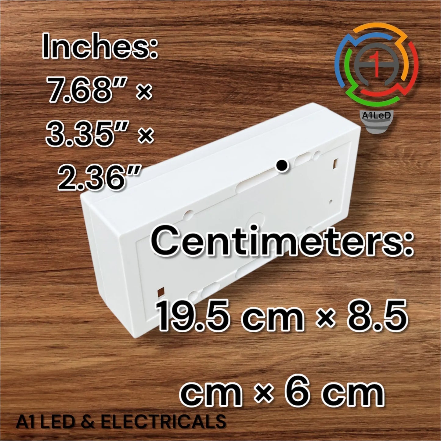 Title: 6 Mudular Board with 4 Switches (10A) & 1 Socket (10A) – Durable & Stylish A1 LED