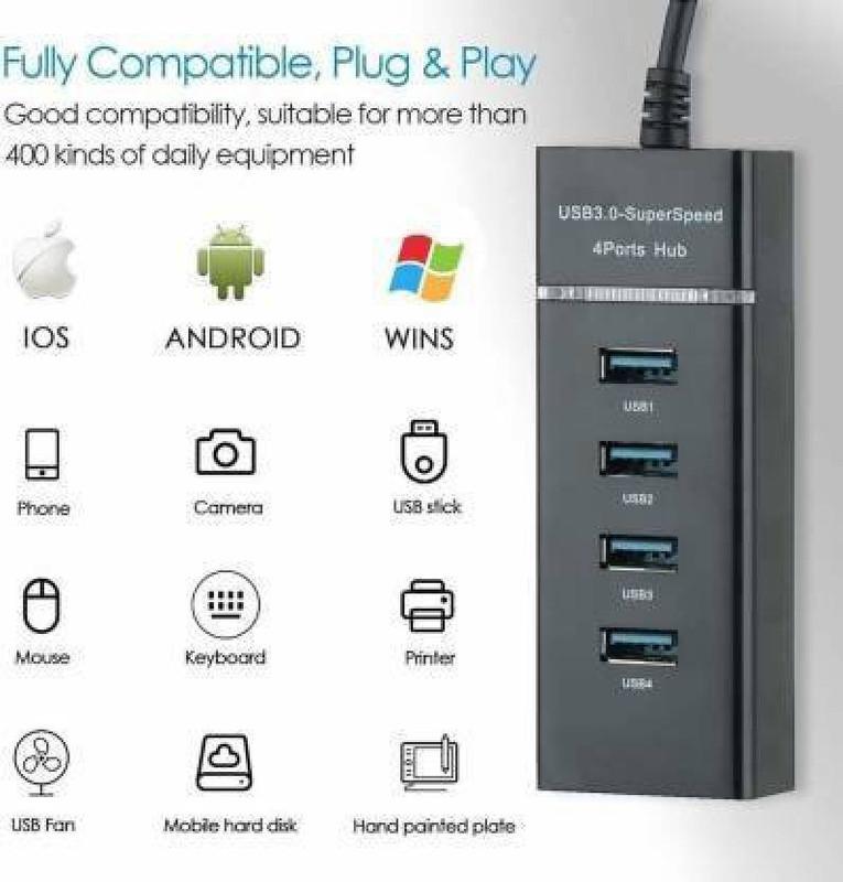 Auto Ryde 3.0 USB SUPER SPEED USB HUB a1-led-7995