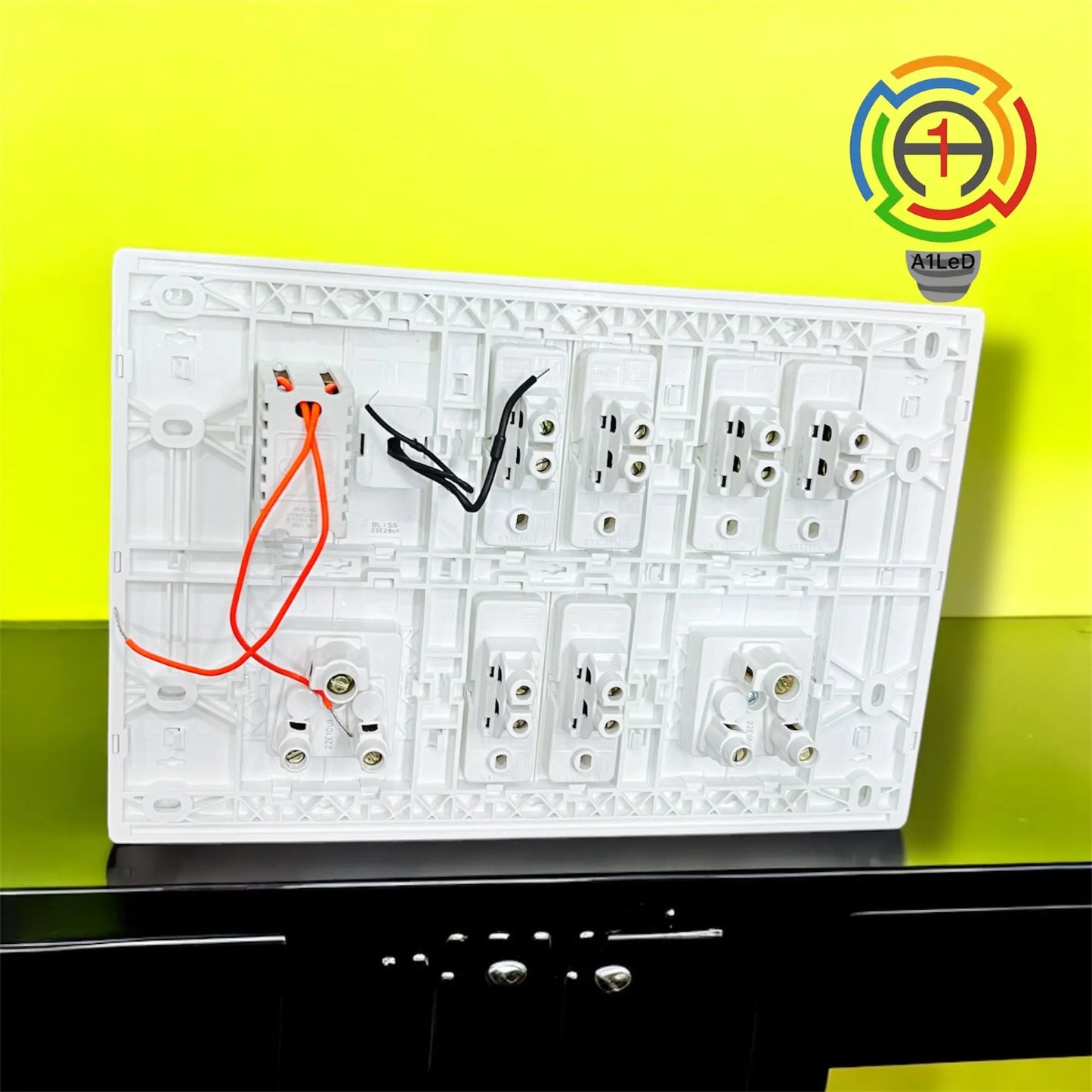Modular Electrical Switch Board with Sockets, Regulator & Indicator A1 LED & ELECTRICALS