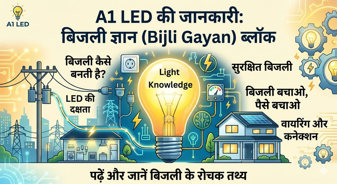 Ghar Ki Electrical Wiring Kaise Karein? Complete Guide for New Homes 2026 A1 LED