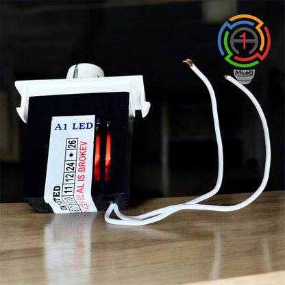 Modular 4-Speed Fan Regulator (Roma Style) – White | Smooth & Silent Operation A1 LED