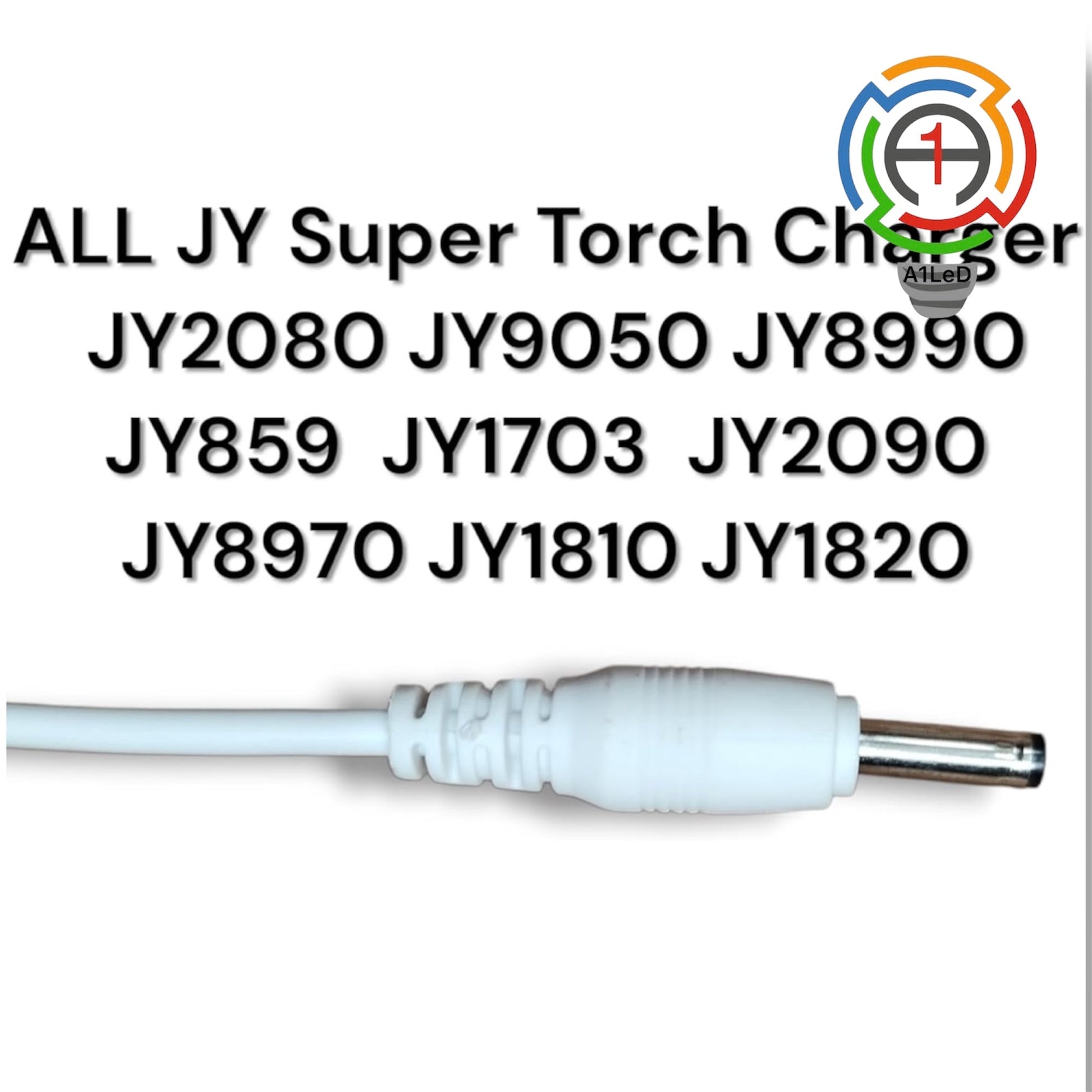 TurboCharge All JY Super Torch Charger – Compatible with JY2080, JY9050, JY8990, JY859, JY1703, JY2090, JY8970, JY1810, JY1820 A1 LED