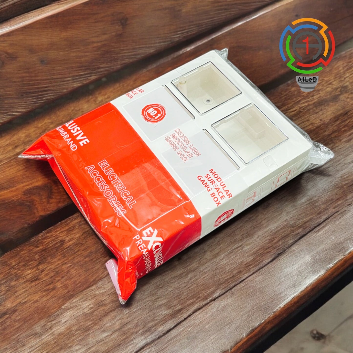 A1 LED 12 Modular Switch Board (Roma Style) – White | Heavy Duty Polycarbonate | Shockproof & Easy to Install A1 LED