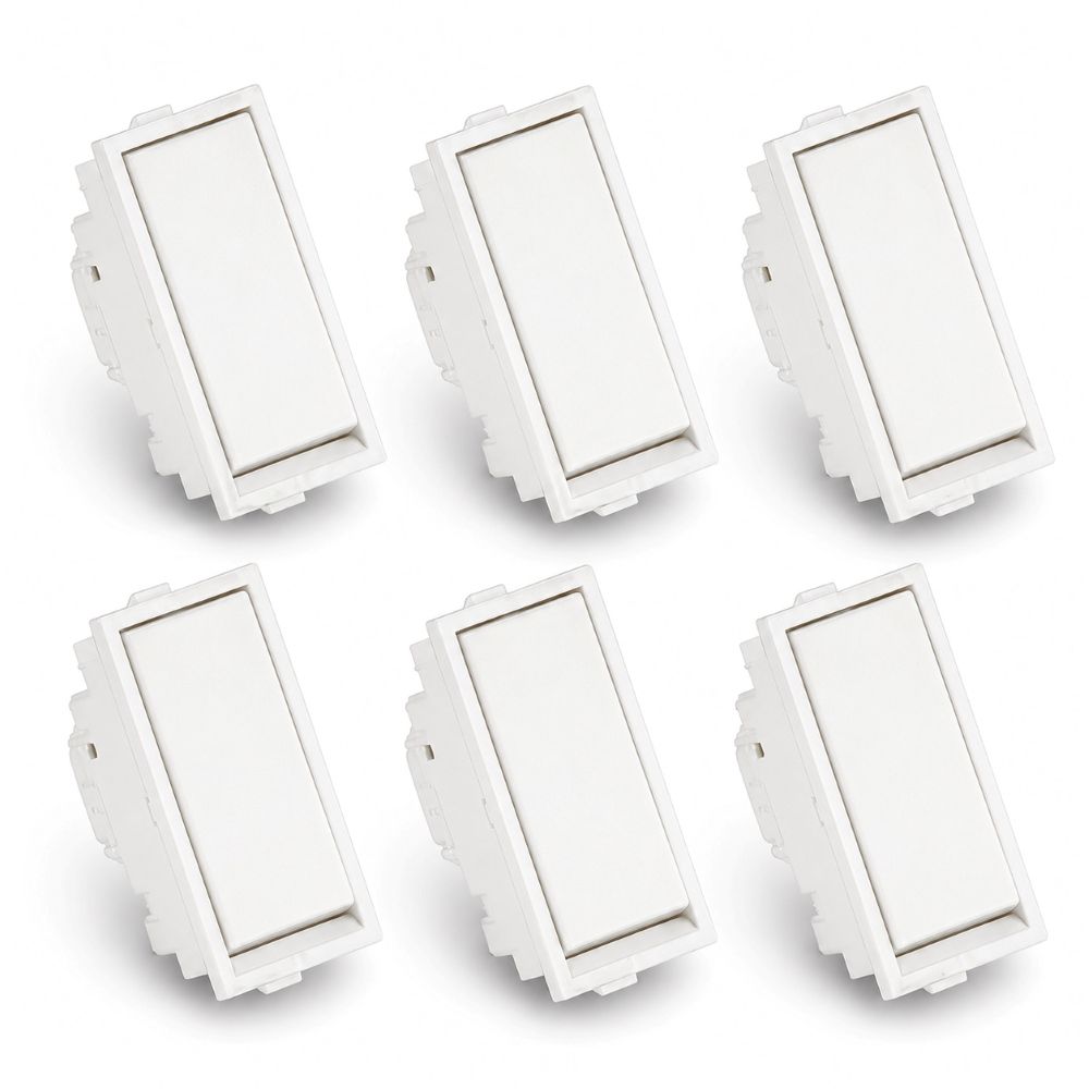 10A Flat Switch - 6 Piece Combo Set